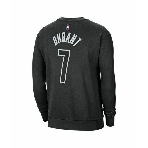 ジョーダン レディース パーカー スウェットシャツ アウター Men 039 s Kevin Durant Black Brooklyn Nets Statement Name and Number Pullover Sweatshirt Black