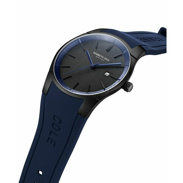 ケネスコール レディース 腕時計 アクセサリー Men's Modern Classic Blue Silicone Strap Watch 42mm Blue