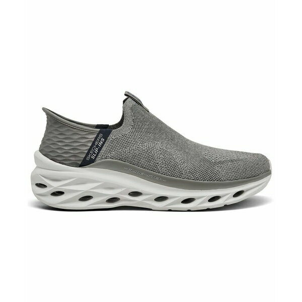 スケッチャーズ メンズ スニーカー シューズ Men's Slip Ins: Glide Step - Swift Runner Casual Sneakers from Finish Line Grey/navy