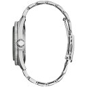 ディズニー シチズン レディース 腕時計 アクセサリー Eco-Drive Men's Disney Mickey Mouse Stainless Steel Bracelet Watch 43mm Silver-tone