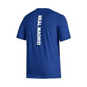 アディダス レディース Tシャツ トップス Men 039 s Blue Real Madrid Vertical Back T-shirt Blue