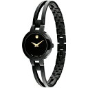 モバド モバド レディース 腕時計 アクセサリー Women's Amorosa Swiss Quartz Black PVD Watch 24mm Black