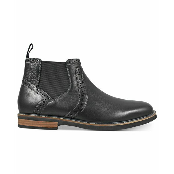 mubV Y u[c V[Y Men's Otis Chelsea Boots Black Tumble