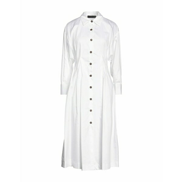 ̵  Х  ǥ ԡ ȥåץ Midi dresses White