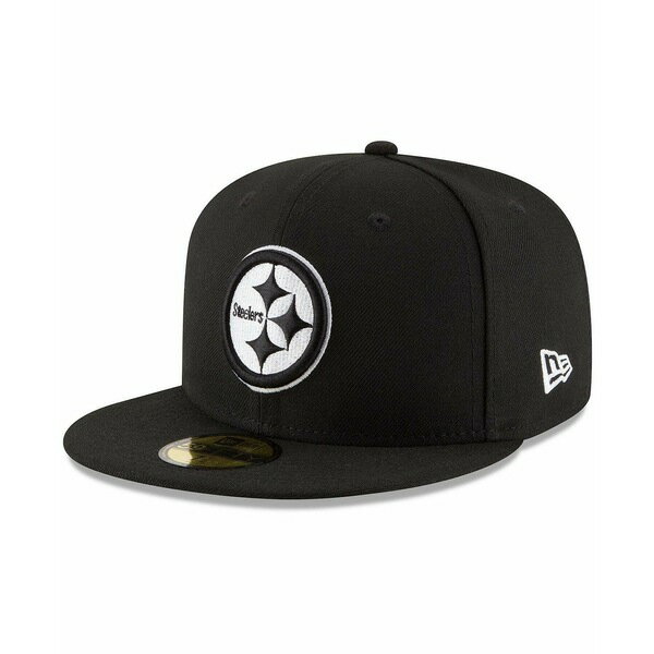 メンズ帽子, キャップ  Mens Pittsburgh Steelers B-Dub 59FIFTY Fitted Cap Black