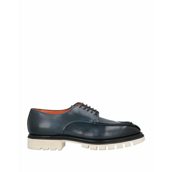 【送料無料】 サントーニ メンズ ドレスシューズ シューズ Lace-up shoes Slate blue