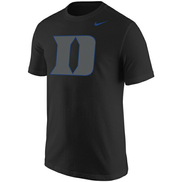 ナイキ メンズ Tシャツ トップス Duke Blue Devils Nike Logo Color Pop TShirt Black