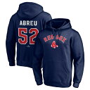 ファナティクス メンズ パーカー・スウェットシャツ アウター Boston Red Sox Fanatics Branded Personalized Winning Streak Name & Number Pullover Hoodie Abreu,Wilyer-52