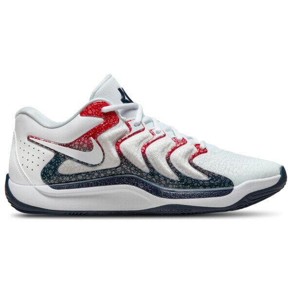 ナイキ メンズ バスケットボール スポーツ Nike KD 17 White/Navy/Red