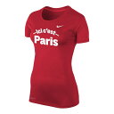 ナイキ レディース Tシャツ トップス Paris SaintGermain Nike Women's Legend Performance TShirt Red