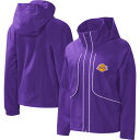 カールバンクス レディース パーカー・スウェットシャツ アウター Los Angeles Lakers GIII 4Her by Carl Banks Women's Last Shot FullZip Hoodie Purple