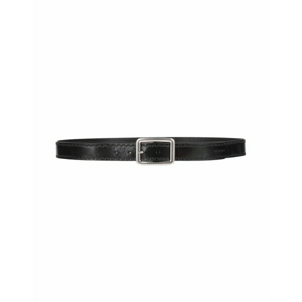 【送料無料】 ディースクエアード メンズ ベルト アクセサリー Belts Black