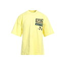 【送料無料】 ジル・サンダー メンズ Tシャツ トップス T-shirts Yellow