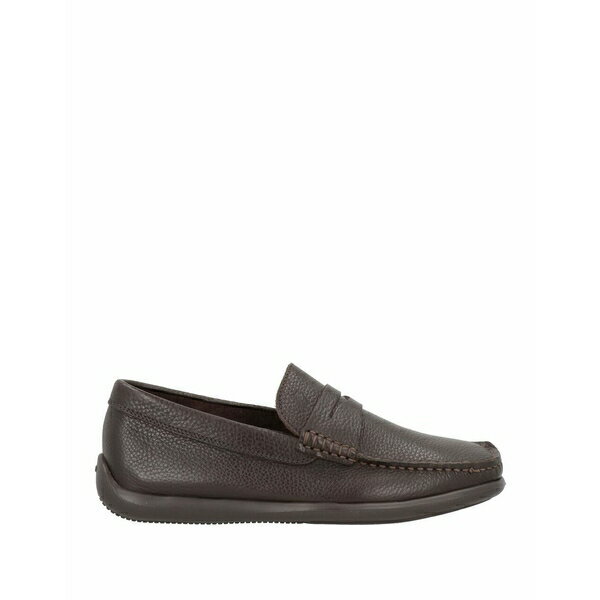 【送料無料】 フラウ メンズ スリッポン・ローファー シューズ Loafers Dark brown