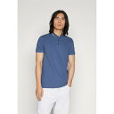 g~[ qtBK[ Y TVc gbvX MAO TIPPED SLIM - Polo shirt - faded indigo