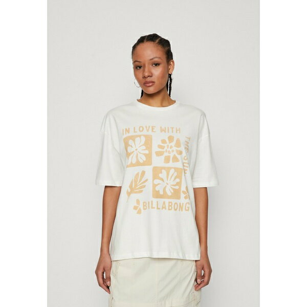 ビラボン レディース Tシャツ トップス IN LOVE WITH THE SUN - Print T-shirt - salt crystal