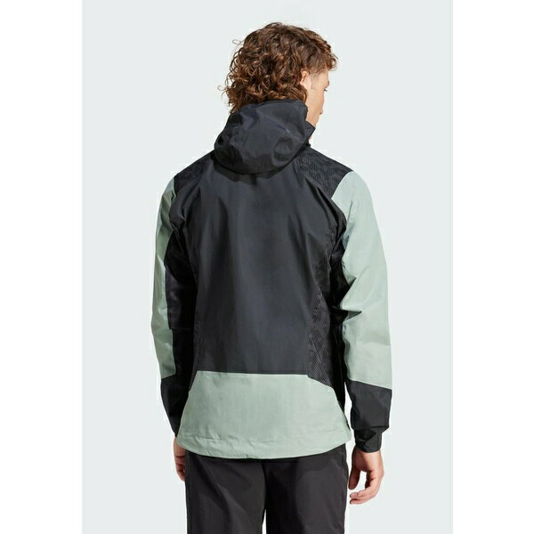 アディダス テレックス メンズ バスケットボール スポーツ TERREX XPERIOR HYBRID - Outdoor jacket - silver green black 2