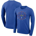 ジョーダン メンズ Tシャツ トップス Florida Gators Jordan Brand Basketball Icon Legend Performance Long Sleeve TShirt Royal