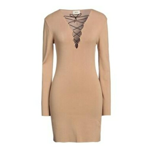 【送料無料】 エーケプ レディース ワンピース トップス Mini dresses Beige 【送料無料】 エーケプ レディース ワンピース トップス Mini dresses Beige