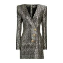 【送料無料】 バルマン レディース ワンピース トップス Mini dresses Black
