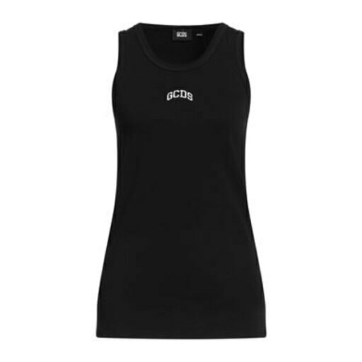 【送料無料】 ジーシーディーエス レディース Tシャツ トップス Tank tops Black 【送料無料】 ジーシーディーエス レディース Tシャツ トップス Tank tops Black