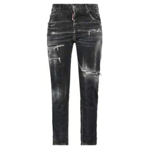 【送料無料】 ディースクエアード レディース デニムパンツ ボトムス Jeans Black 【送料無料】 ディースクエアード レディース デニムパンツ ボトムス Jeans Black