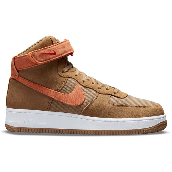 Nike ナイキ メンズ スニーカー 【Nike Air Force 1 High 07 LX Deep Driftwood Brown】 サイズ US_9(27.0cm) Dark Driftwood/Hot Curry/White/Habanero Red
