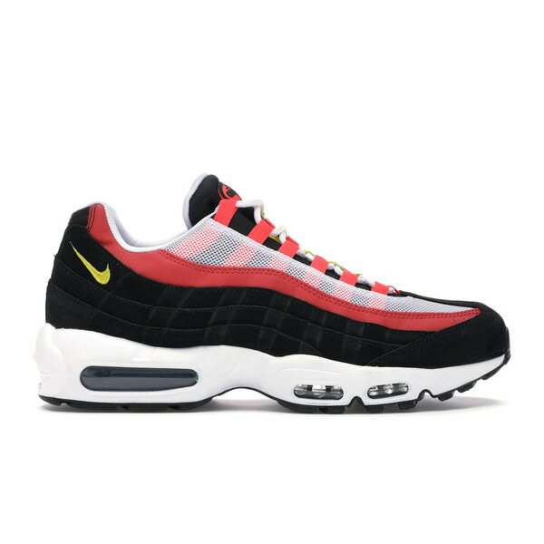 Nike ナイキ メンズ スニーカー 【Nike Air Max 95 Black Crimson Yellow】 サイズ US_9(27.0cm) Black/Platinum Tint-Crimson-Electric Green