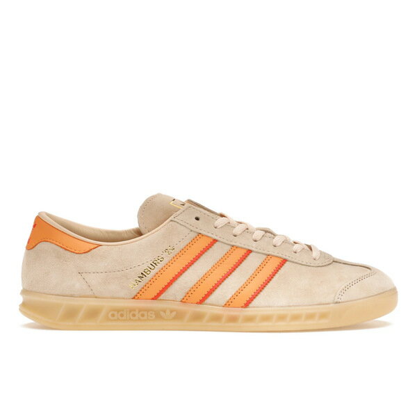 adidas アディダス メンズ スニーカー 【adidas Hamburg Crystal Sand Hazy Orange】 サイズ US_8(26.0cm) Crystal Sand/Hazy Orange/Collegiate Orange