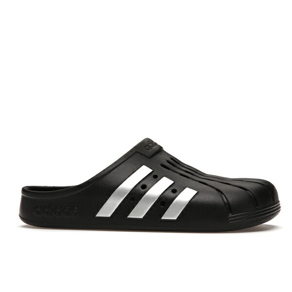 adidas アディダス メンズ スニーカー 【adidas Adilette Clog Black Silver】 サイズ US_M_13 Core Black/Silver Metallic/Core Black