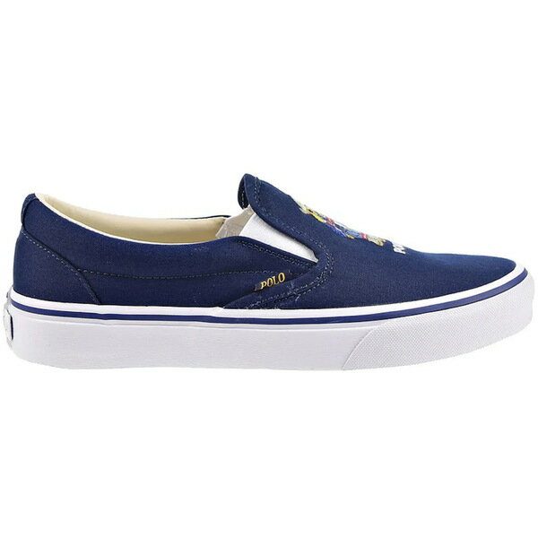 Polo Ralph Lauren ラルフローレン メンズ スニーカー 【Polo Ralph Lauren Keaton Slip On】 サイズ US_9.5(27.5cm) Cowboy Polo Bear Navy