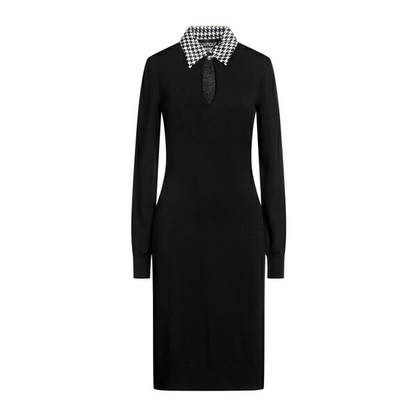 【送料無料】 モスキーノ レディース ワンピース トップス Midi dresses Black