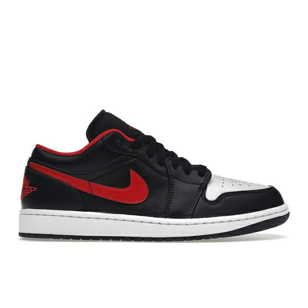 Jordan ジョーダン メンズ スニーカー 【Jordan 1 Low White Toe】 サイズ US_8.5(26.5cm) Black/Fire Red/White