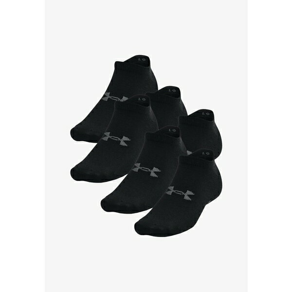 アンダーアーマー メンズ スニーカー シューズ 6 PACK - Trainer socks - black