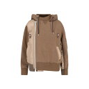 サカイ レディース パーカー・スウェットシャツ アウター Sweater Brown