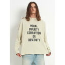 ザラグドプリースト メンズ Tシャツ トップス DEFINITION TEE - Long sleeved top - cream