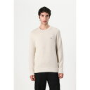 トミー ヒルフィガー メンズ サンダル シューズ ESSENTIAL STRUCTURE CREW NECK - Jumper - heathered oatmilk