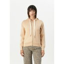 ゲス レディース パーカー・スウェットシャツ アウター NEW SCUBA - Zip-up sweatshirt - cameo beige
