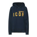 【送料無料】 ディースクエアード レディース パーカー・スウェットシャツ アウター Sweatshirts Midnight blue