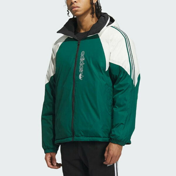 adidas アディダス メンズ スニーカー 【adidas originals Reversible Down Jacket 'Black Green White' IU4827】 サイズ US_M_XXL
