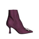 【送料無料】 アルドカスターニャ レディース ブーツ シューズ Ankle boots Mauve