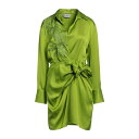 【送料無料】 エルマンノ フィレンツェ レディース ワンピース トップス Mini dresses Acid green