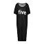 【送料無料】 ファイブプレビュー レディース ワンピース トップス Midi dresses Black