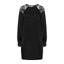 【送料無料】 キー6? フー アー ユー? レディース ワンピース トップス Mini dresses Black