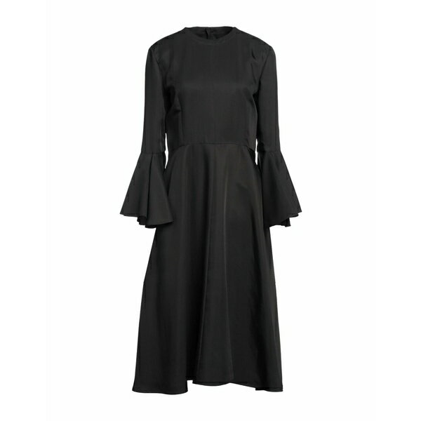 【送料無料】 ジル・サンダー レディース ワンピース トップス Midi dresses Black