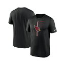 ナイキ レディース Tシャツ トップス Men's Black Arizona Cardinals Legend Icon Performance T-shirt Black