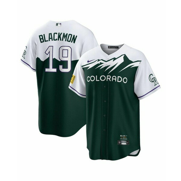 ʥ ǥ T ȥåץ Men's Charlie Blackmon Green Colorado Rockies City Connect Replica Player Jersey Green