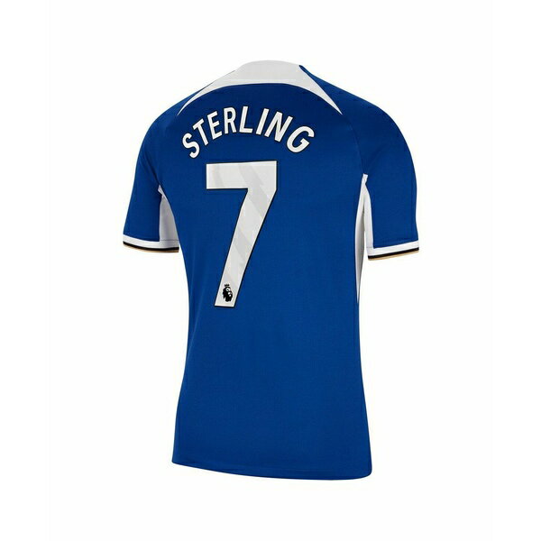 ナイキ レディース Tシャツ トップス Men's Raheem Sterling Blue Chelsea 2023/24 Home Stadium Replica Jersey Blue