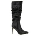 BCBジェネレーション レディース ブーツ シューズ Women's Harbi Pointy Toe Genuine Leather Boots Black Leather