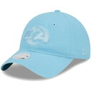 ニューエラ レディース 帽子 アクセサリー Los Angeles Rams New Era Women's Color Pack Brights 9TWENTY Adjustable Hat Light Blue